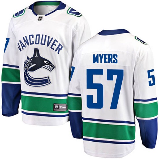Fanatics Branded Tyler Myers Vancouver Canucks Breakaway Away Jersey - White