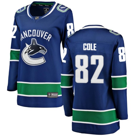 Fanatics Branded Ian Cole Vancouver Canucks Women's Breakaway Home Jersey - Blue