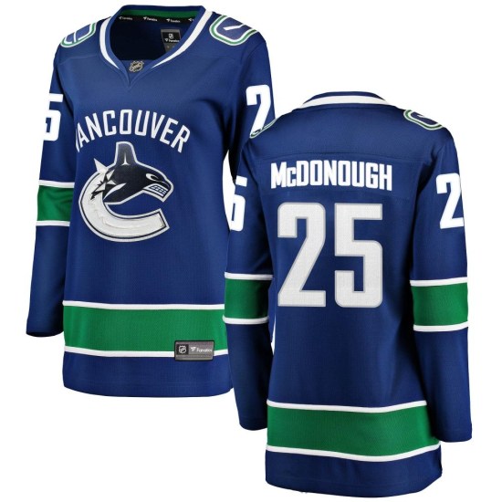 Fanatics Branded Aidan McDonough Vancouver Canucks Women's Breakaway Home Jersey - Blue