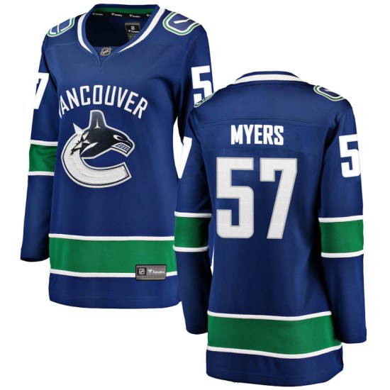 Fanatics Branded Tyler Myers Vancouver Canucks Women's Breakaway Home Jersey - Blue