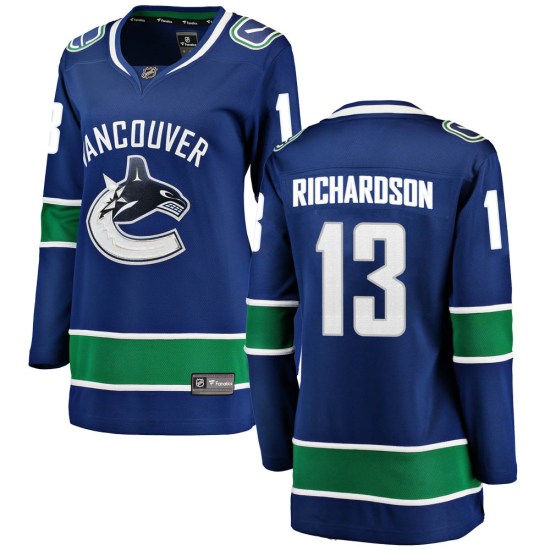 Fanatics Branded Brad Richardson Vancouver Canucks Women's Breakaway Home Jersey - Blue