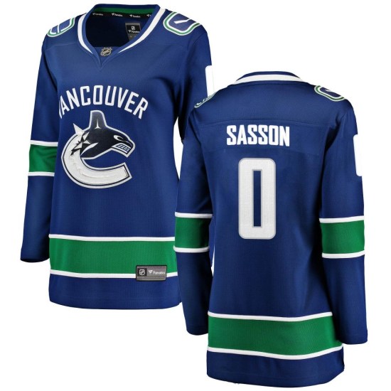 Fanatics Branded Max Sasson Vancouver Canucks Women's Breakaway Home Jersey - Blue