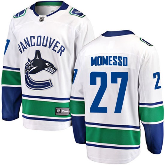 Fanatics Branded Sergio Momesso Vancouver Canucks Youth Breakaway Away Jersey - White