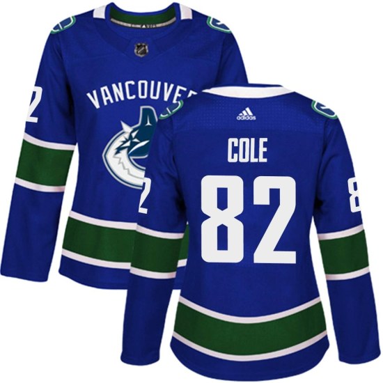 Adidas Ian Cole Vancouver Canucks Women's Authentic Home Jersey - Blue