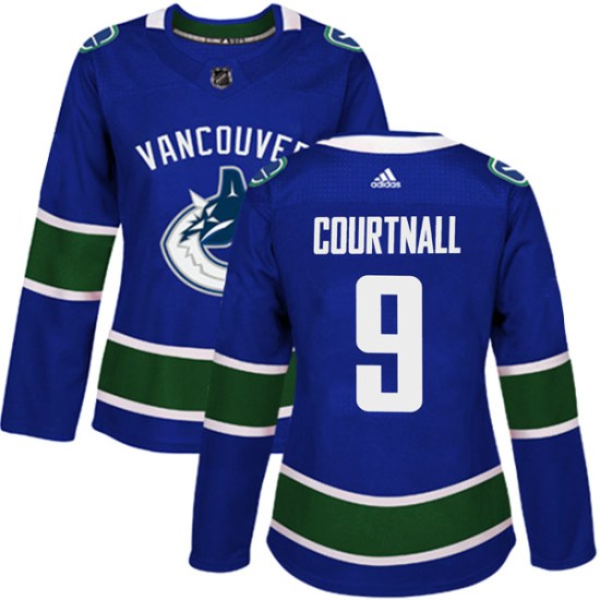 Adidas Russ Courtnall Vancouver Canucks Women's Authentic Home Jersey - Blue