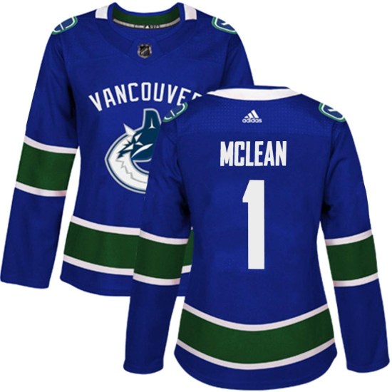 Adidas Kirk Mclean Vancouver Canucks Women's Authentic Home Jersey - Blue