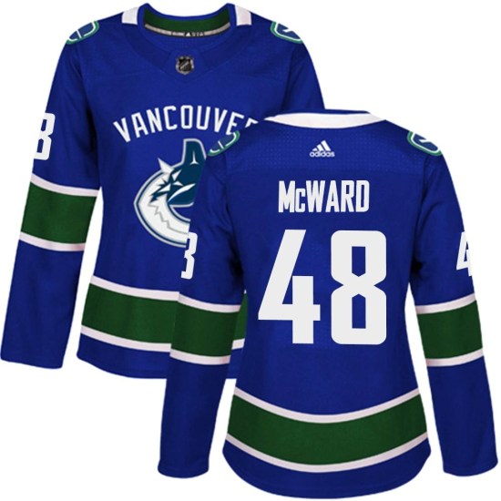 Adidas Cole McWard Vancouver Canucks Women's Authentic Home Jersey - Blue