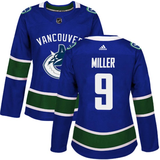 Adidas J.T. Miller Vancouver Canucks Women's Authentic Home Jersey - Blue