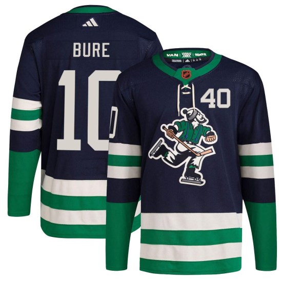 Adidas Pavel Bure Vancouver Canucks Youth Authentic Reverse Retro 2.0 Jersey - Navy