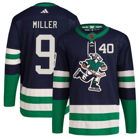 Adidas J.T. Miller Vancouver Canucks Youth Authentic Reverse Retro 2.0 Jersey - Navy