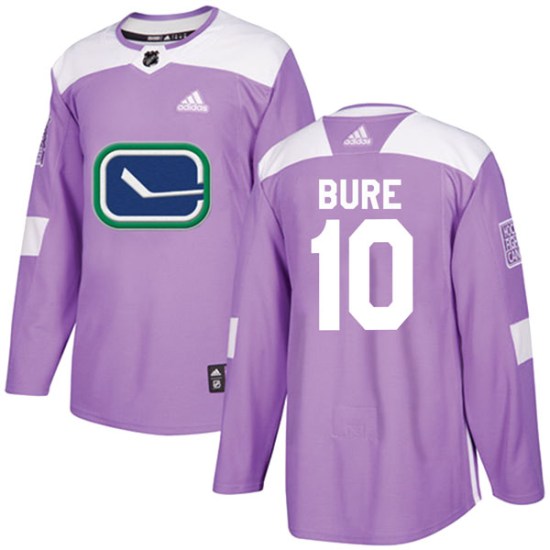Adidas Pavel Bure Vancouver Canucks Youth Authentic Fights Cancer Practice Jersey - Purple
