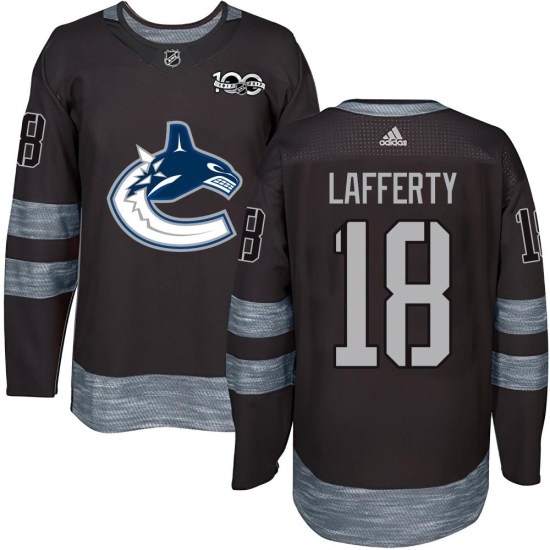 Sam Lafferty Vancouver Canucks Youth Authentic 1917-2017 100th Anniversary Jersey - Black