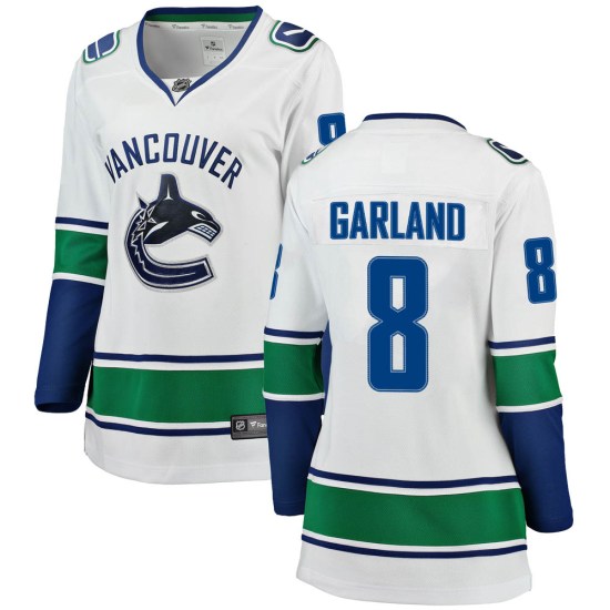 Fanatics Branded Conor Garland Vancouver Canucks Women's Breakaway Away Jersey - White