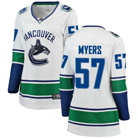 Fanatics Branded Tyler Myers Vancouver Canucks Women's Breakaway Away Jersey - White