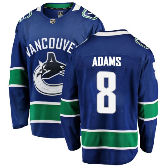 Fanatics Branded Greg Adams Vancouver Canucks Breakaway Home Jersey - Blue