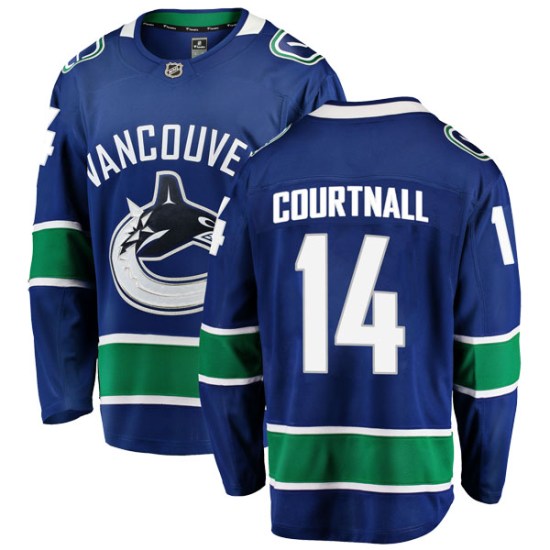 Fanatics Branded Geoff Courtnall Vancouver Canucks Breakaway Home Jersey - Blue