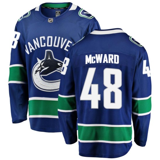 Fanatics Branded Cole McWard Vancouver Canucks Breakaway Home Jersey - Blue