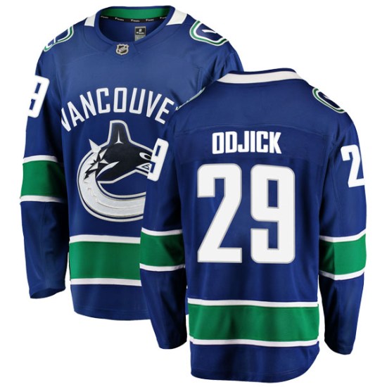 Fanatics Branded Gino Odjick Vancouver Canucks Breakaway Home Jersey - Blue