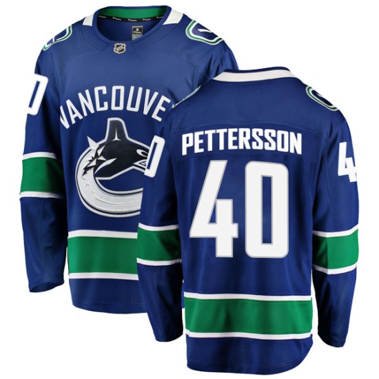 Fanatics Branded Elias Pettersson Vancouver Canucks Breakaway Home Jersey - Blue