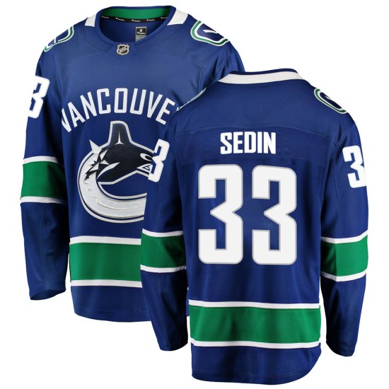 Fanatics Branded Henrik Sedin Vancouver Canucks Breakaway Home Jersey - Blue
