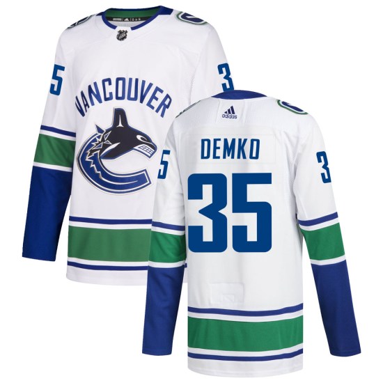 Adidas Thatcher Demko Vancouver Canucks Authentic zied Away Jersey - White