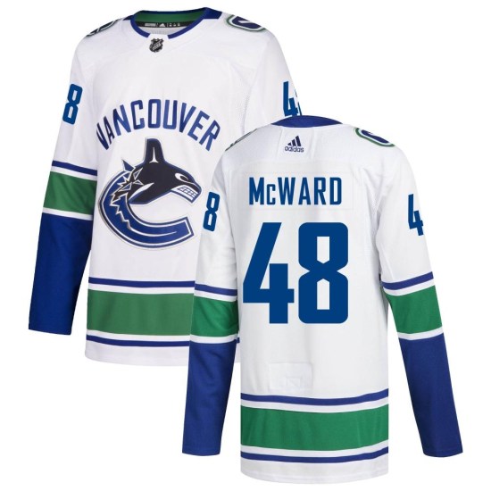 Adidas Cole McWard Vancouver Canucks Authentic zied Away Jersey - White