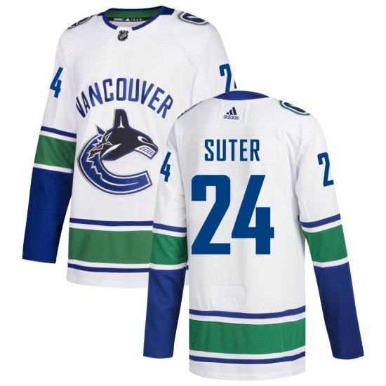 Adidas Pius Suter Vancouver Canucks Authentic zied Away Jersey - White