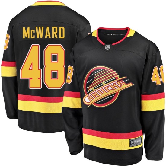 Fanatics Branded Cole McWard Vancouver Canucks Premier Breakaway 2019/20 Flying Skate Jersey - Black