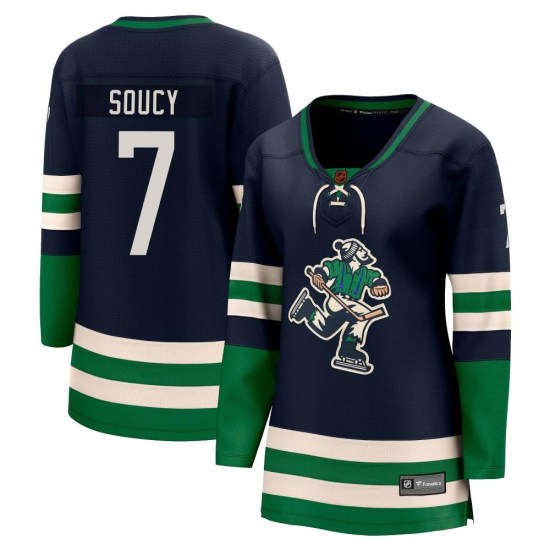 Fanatics Branded Carson Soucy Vancouver Canucks Women's Breakaway Special Edition 2.0 Jersey - Navy
