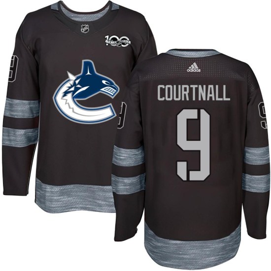Russ Courtnall Vancouver Canucks Authentic 1917-2017 100th Anniversary Jersey - Black