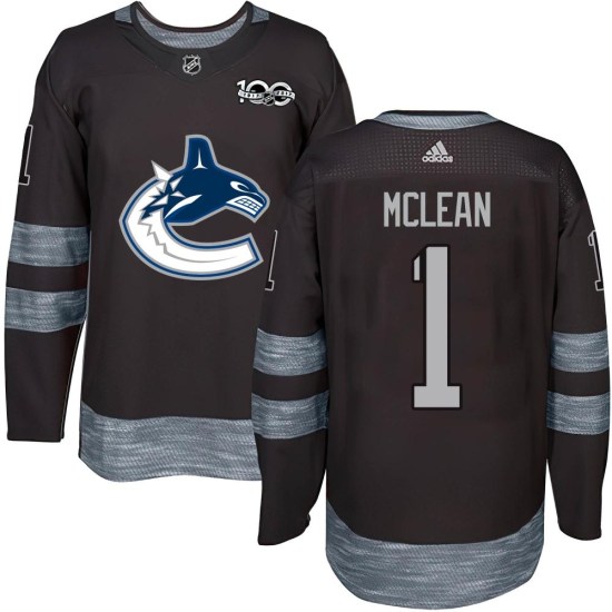 Kirk Mclean Vancouver Canucks Authentic 1917-2017 100th Anniversary Jersey - Black