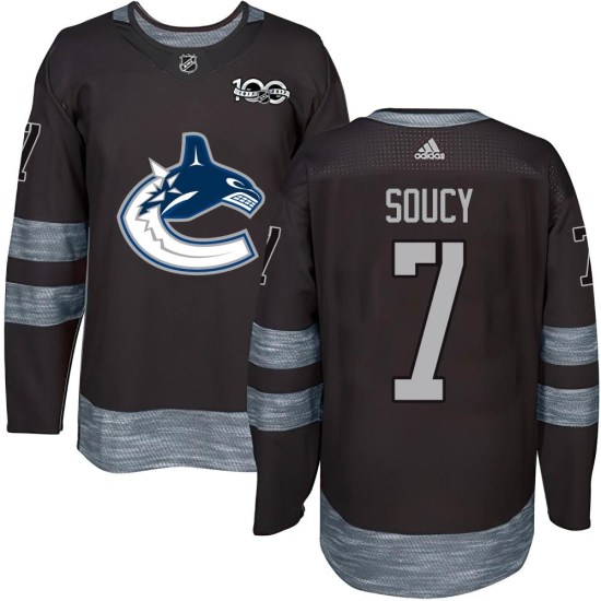 Carson Soucy Vancouver Canucks Authentic 1917-2017 100th Anniversary Jersey - Black