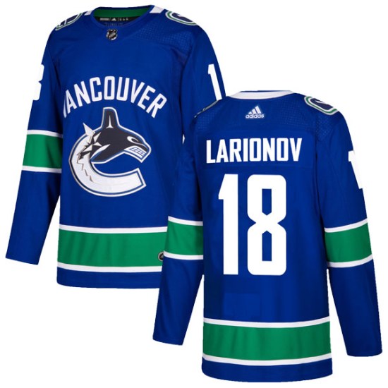 Adidas Igor Larionov Vancouver Canucks Youth Authentic Home Jersey - Blue