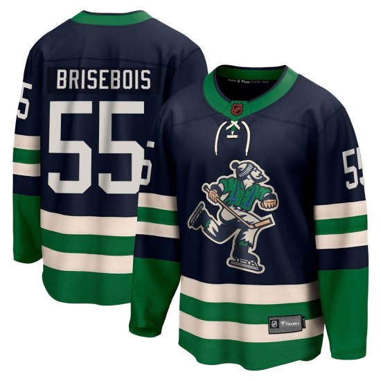Fanatics Branded Guillaume Brisebois Vancouver Canucks Youth Breakaway Special Edition 2.0 Jersey - Navy