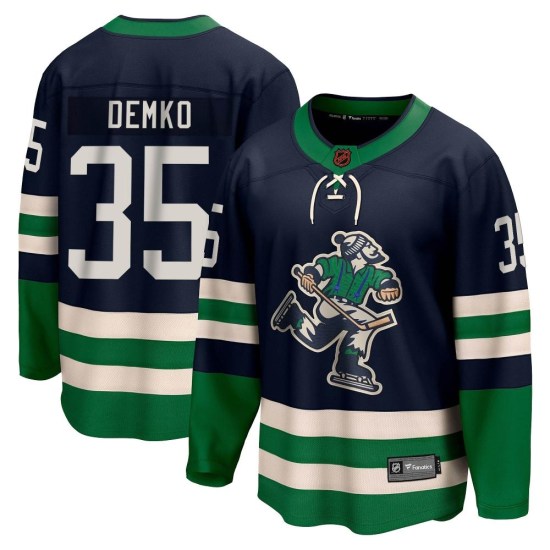 Fanatics Branded Thatcher Demko Vancouver Canucks Youth Breakaway Special Edition 2.0 Jersey - Navy