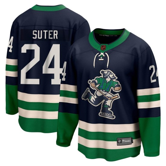 Fanatics Branded Pius Suter Vancouver Canucks Youth Breakaway Special Edition 2.0 Jersey - Navy