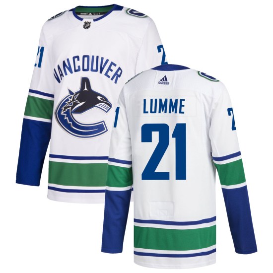 Adidas Jyrki Lumme Vancouver Canucks Youth Authentic zied Away Jersey - White