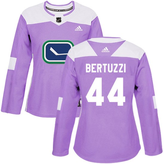 Adidas Todd Bertuzzi Vancouver Canucks Women's Authentic Fights Cancer Practice Jersey - Purple