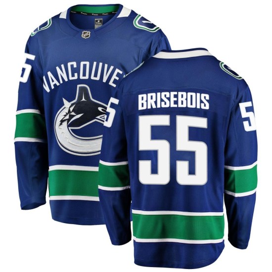 Fanatics Branded Guillaume Brisebois Vancouver Canucks Youth Breakaway Home Jersey - Blue