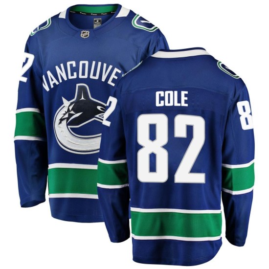 Fanatics Branded Ian Cole Vancouver Canucks Youth Breakaway Home Jersey - Blue