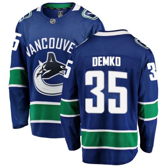 Fanatics Branded Thatcher Demko Vancouver Canucks Youth Breakaway Home Jersey - Blue