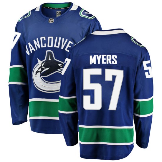 Fanatics Branded Tyler Myers Vancouver Canucks Youth Breakaway Home Jersey - Blue