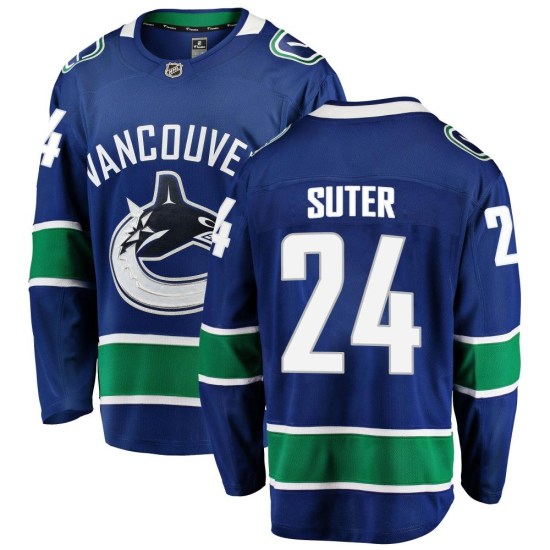Fanatics Branded Pius Suter Vancouver Canucks Youth Breakaway Home Jersey - Blue